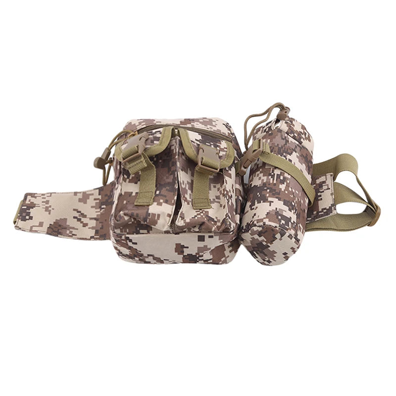 Men's Tactical Waterproof Waist Bag for Mountaineering