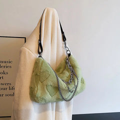 Stylish Crossbody Shoulder Bag for Women, Big Pockets, Zipper Closure