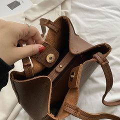 Fashionable Style Women Bags Female PU Leather Handlebag For Work Leisure