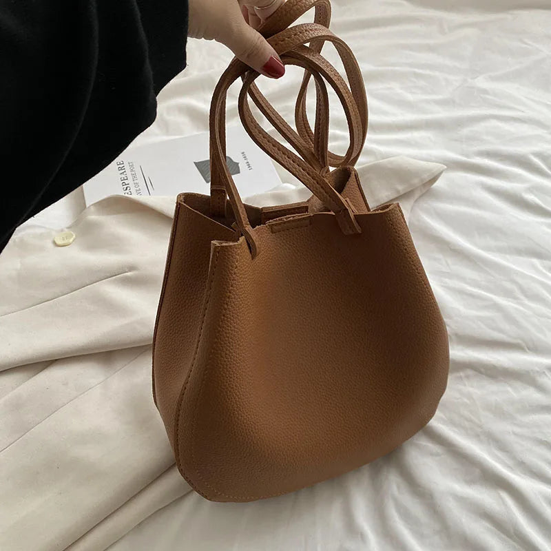 Fashionable Style Women Bags Female PU Leather Handlebag For Work Leisure