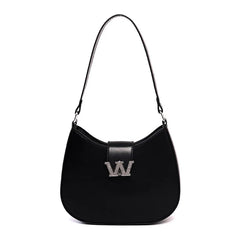 Solid Underarm Bag Crossbody Handbag for Women