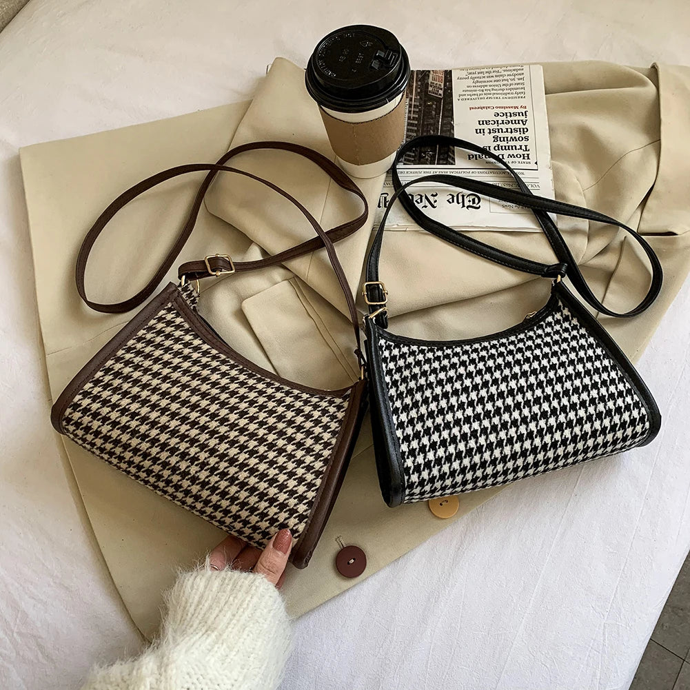 Canvas Vintage Shoulder Chest Bag Women Handbags Totes Casual H
