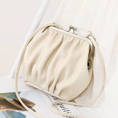 Fashionable Messenger Bag Female Ins Sweet Mini Pleated Shoulder Bag