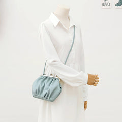 Fashionable Messenger Bag Female Ins Sweet Mini Pleated Shoulder Bag