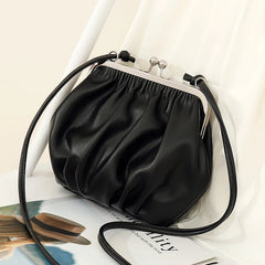 Fashionable Messenger Bag Female Ins Sweet Mini Pleated Shoulder Bag