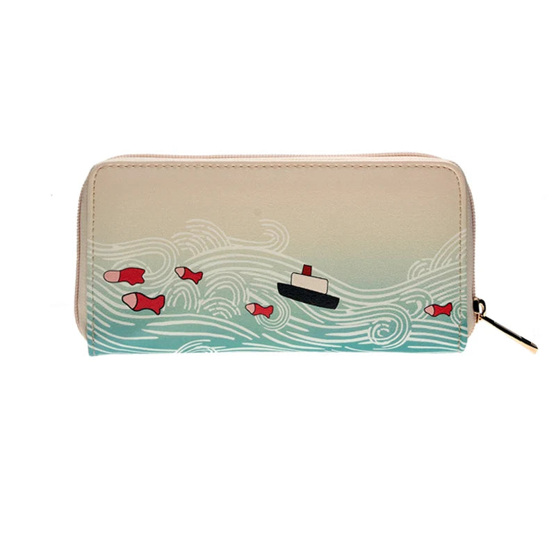 Ponyo Women's Wallet with Print Design