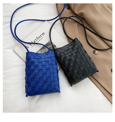 Woven Small Bag Women's Mini Messenger Shoulder Bag