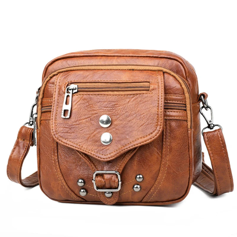 Stylish Women's Backpack Satchel Solid Single Shoulder Bag