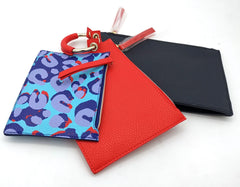 Women's 3-in-1 Handbag with Metal Ring Wallet