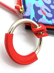 Women's 3-in-1 Handbag with Metal Ring Wallet