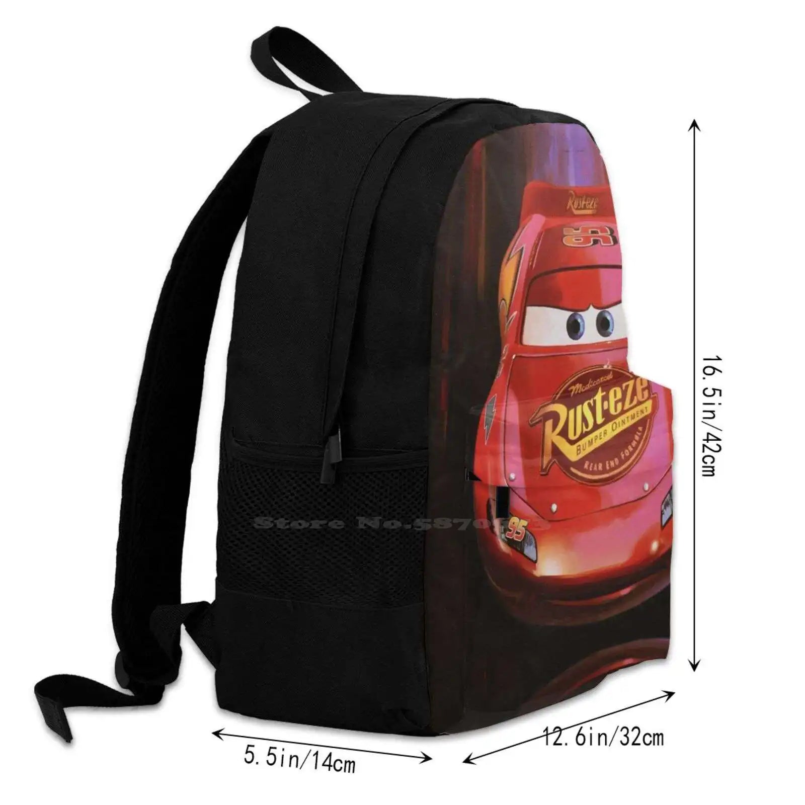 Racing Cars Backpack for Men Women Teens