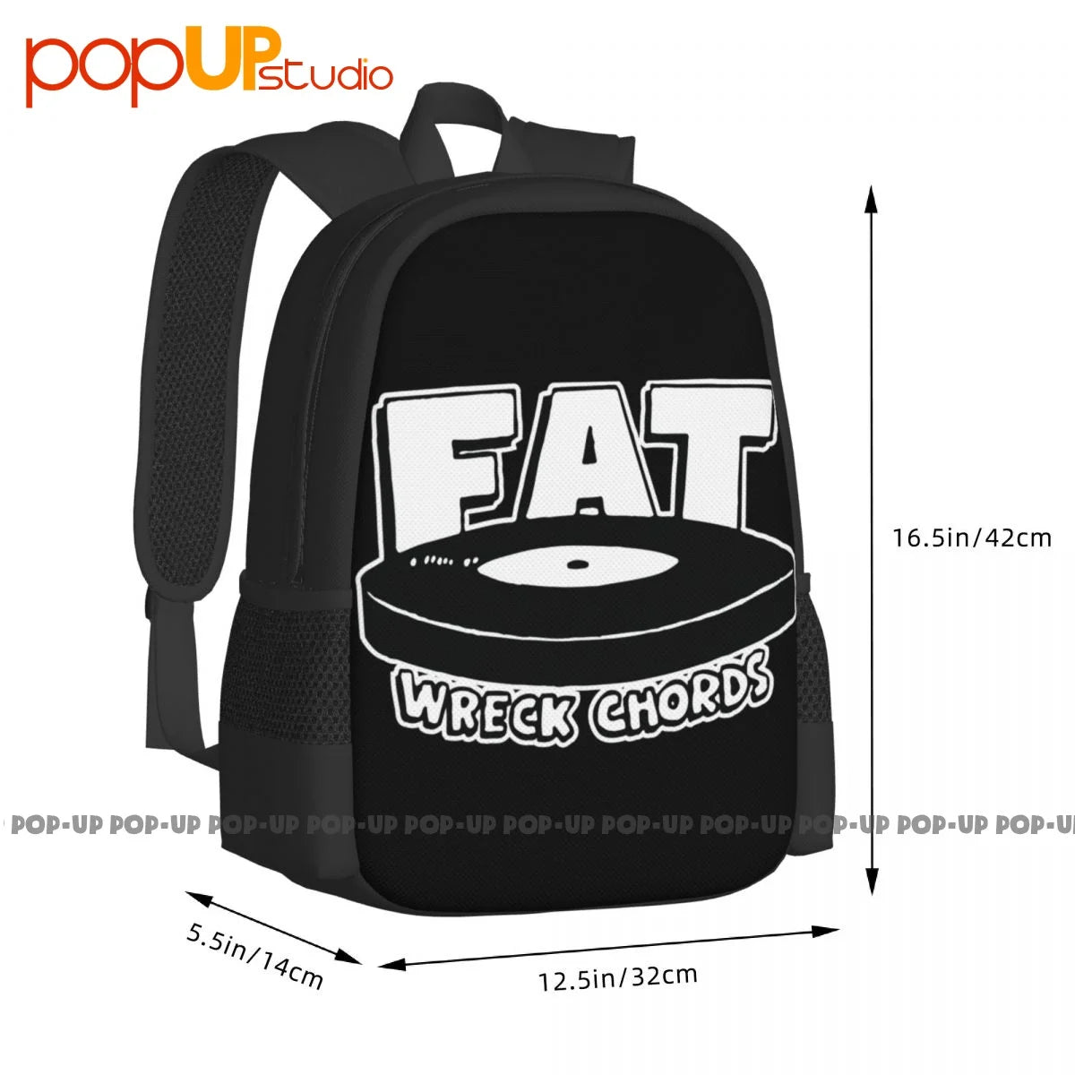 Fat Wreck Chords Backpack Large Capacity Eco Friendly Bags