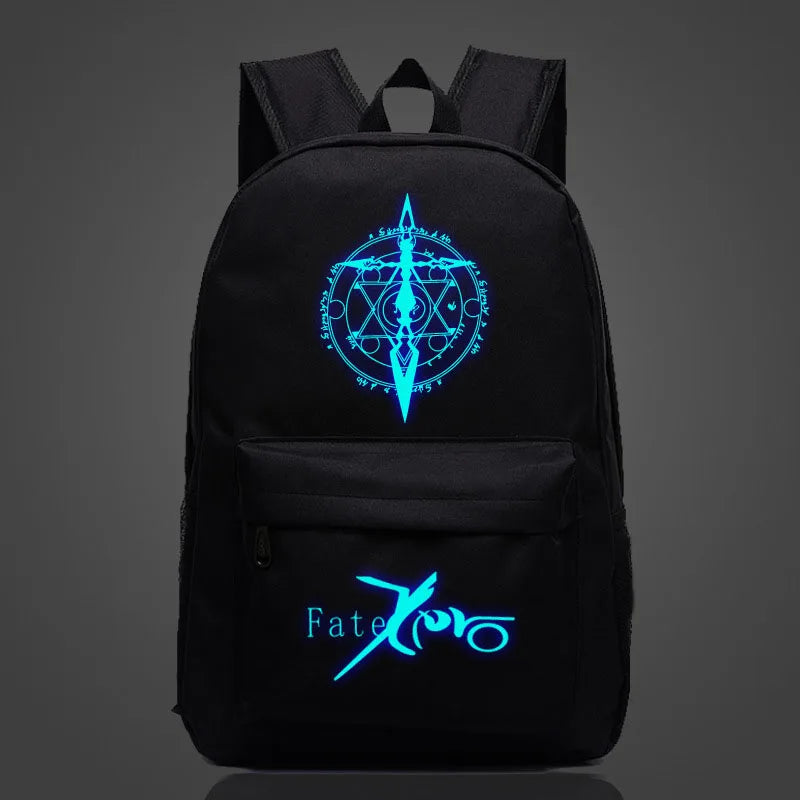 Fate/Stay Night Anime Backpack Starry Sky School Bag for Teenagers