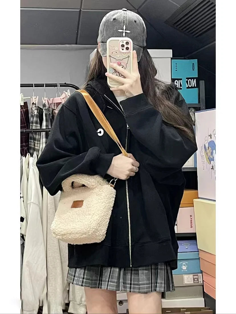 Plush Tote Purses Faux Fur Square Crossbody Bag for Women