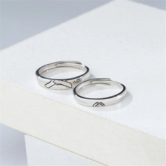 Fede Gimmel Ring for Couple Roman Times Retro Style