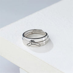 Fede Gimmel Ring for Couple Roman Times Retro Style