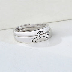 Fede Gimmel Ring for Couple Roman Times Retro Style