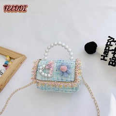 Feeddi Children's Crossbody Bag Stylish Princess Bag Girl Shoulder Bag