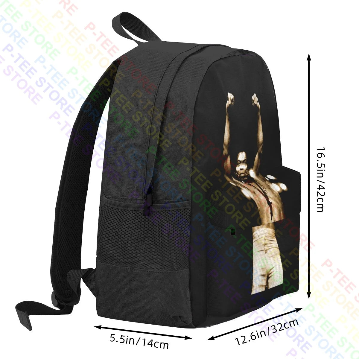 Fela Kuti Print Art Backpack Shopping Bag