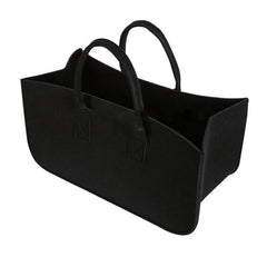 Felt Bag Fireplace Wooden Bag Firewood Basket