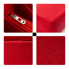 Large Capacity Cosmetic Bag Travel Insert Liner Bag Zipper Makeup Bag Organizer