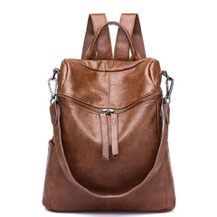 Women's Leather Travel Backpack