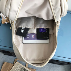 Female Travel Backbag Women Backpack Student Bag Multiple Pockets