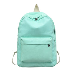 Canvas Casual Backpack Student School Bag for Teenage Girls Boys