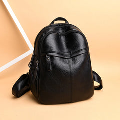 Women's Pu Leather Backpack for Casual Rucksacks