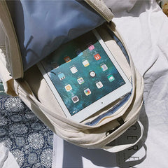 Preppy Style Casual Travel Bag Women Backpack