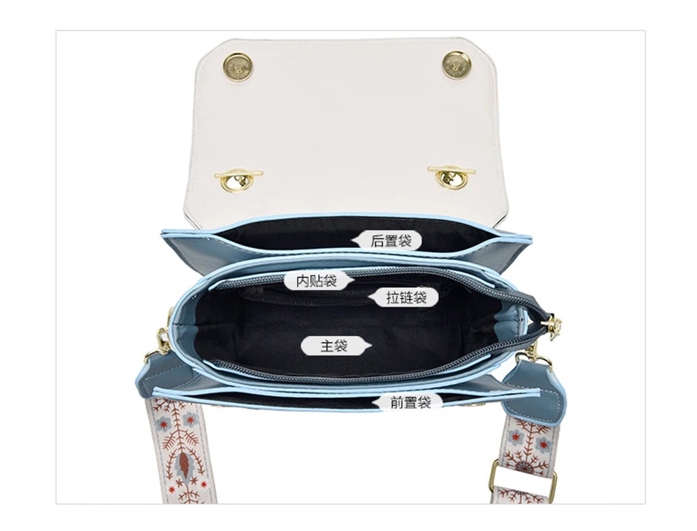 Female Casual Crossbody Bag Handbag Purse Tote Shoulder Bags