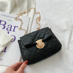 Women's Lingge Chain Messenger Bag - Casual Crossbody Style