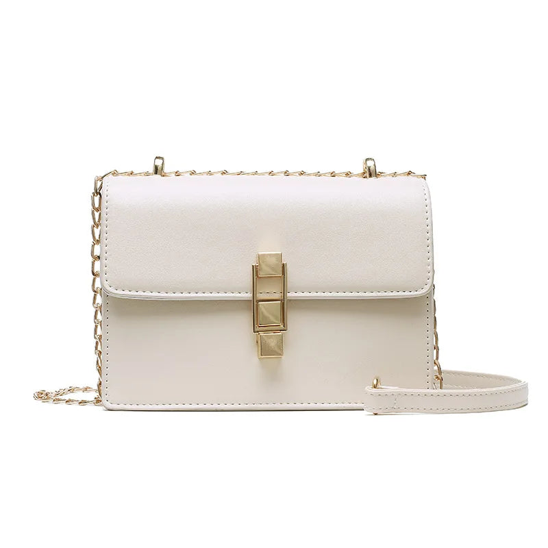 Women's Shoulder Bag Chain Solid Evening Bag Tote