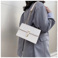 Women's Shoulder Bag Chain Solid Evening Bag Tote