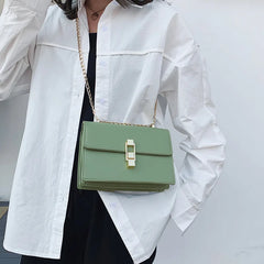 Women's Shoulder Bag Chain Solid Evening Bag Tote