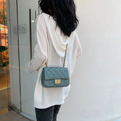 Women's PU Leather Crossbody Shoulder Bags Chain Mini Phone Bags