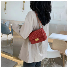 Women's PU Leather Crossbody Shoulder Bags Chain Mini Phone Bags