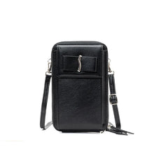 Female Bowknot Large Capacity Messenger Bag Solid Ladies Single Shoulder Purse