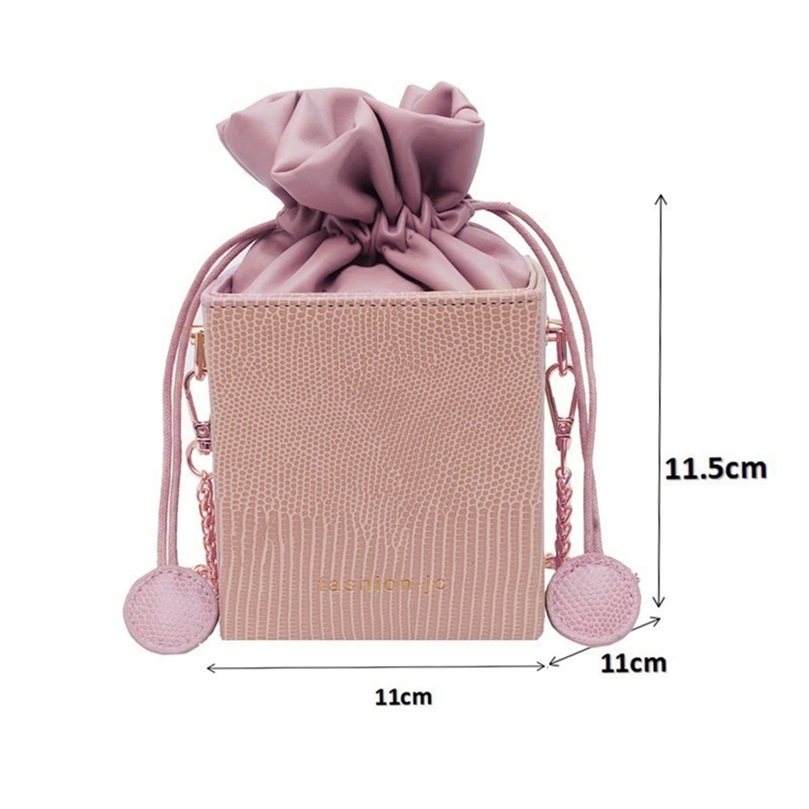 Letter Print Shoulder Bag Messenger Bag for Women Yellow