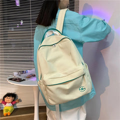 Female Canvas Backpack Casual School Backpack Notebook Harajuku Backpacks