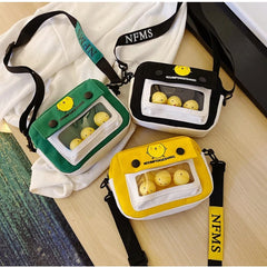 Cartoon Chicken Messenger Bag for Women Student Girl Shoulder Bag