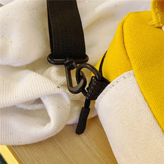 Cartoon Chicken Messenger Bag for Women Student Girl Shoulder Bag