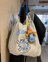 Women's Canvas Shoulder Bag Casual Shopper Tote Bags