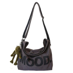 Female Art Vintage Big Shoulder Satchel Harajuku Hip Hop Messenger Bag