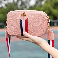 Women's Mini Portable Crossbody Bag PU Leather Handbag