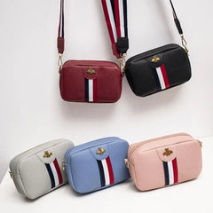 Women's Mini Portable Crossbody Bag PU Leather Handbag