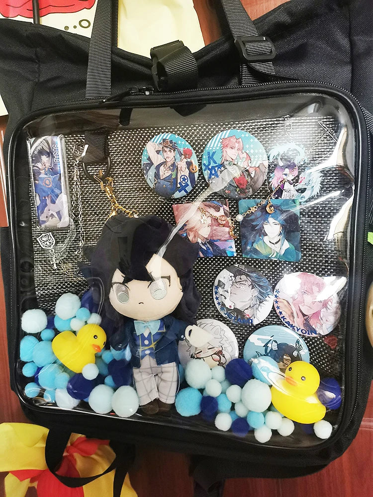 Female Big Ita Bag Backpack Ducks Display Layer School-Bag Women Backpack