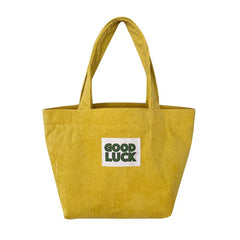 Women's Corduroy Eco Bag Handbag Shopper Autumn Winter Bag