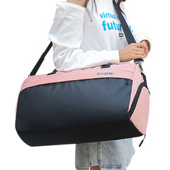 Women's Dry/Wet Separation Casual Duffle Bag Weekend Travel Handbag