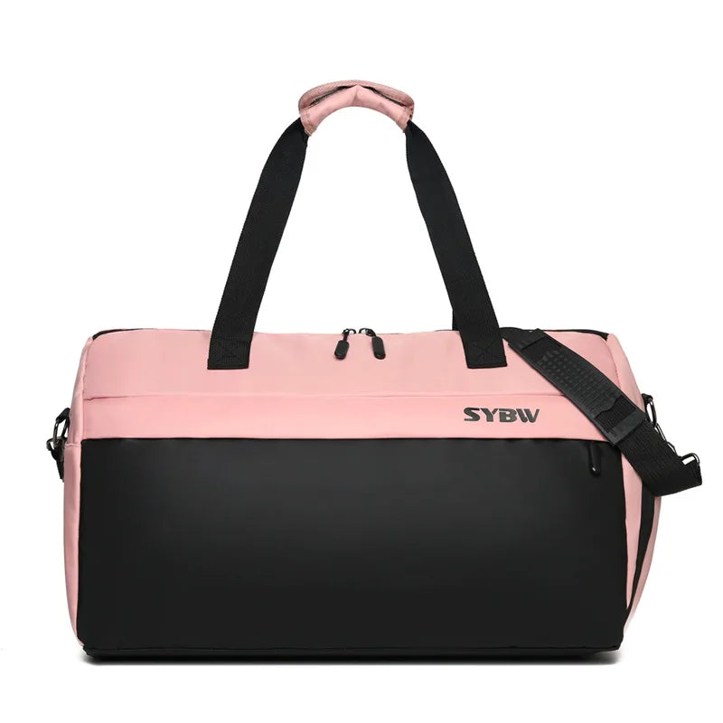 Women's Dry/Wet Separation Casual Duffle Bag Weekend Travel Handbag
